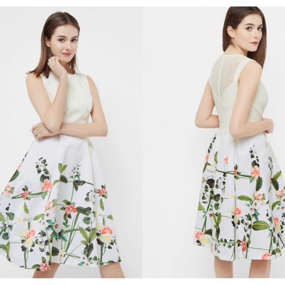 Ted Baker, Karolie Secret Trellis Dress‎ - Picture 1 of 15